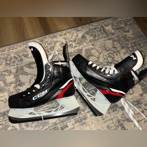 CCM Black and White Hockey Skates